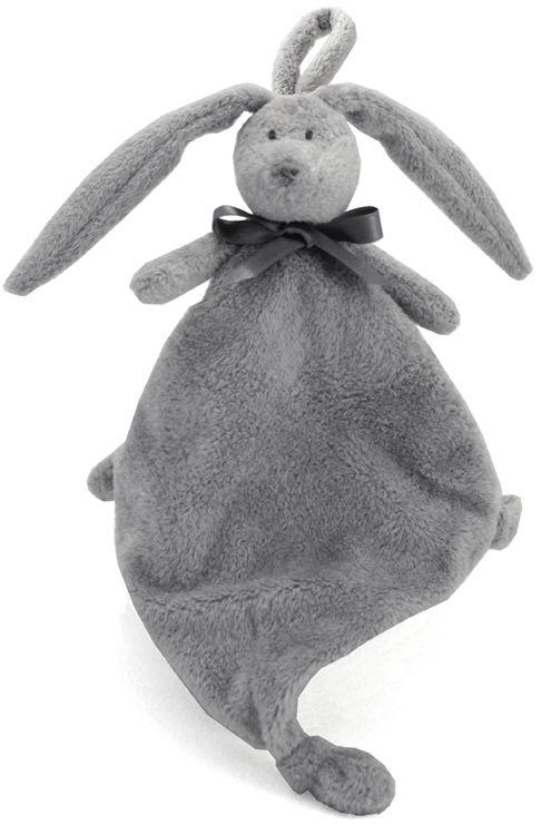  neela baby comforter pacifinder grey rabbit 